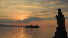 宍道湖の夕日①