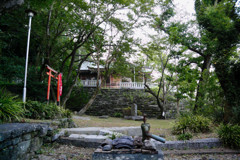 八幡神社にて