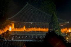 2018 東大寺二月堂お水取り 12日籠松明（かごたいまつ）