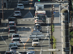 駐車場から