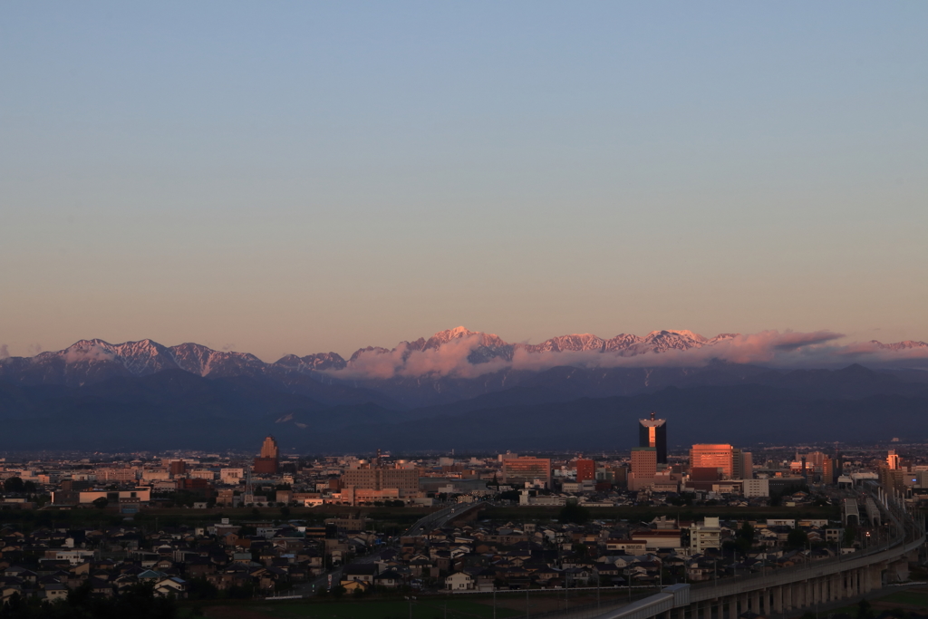 呉羽山より〜夕景