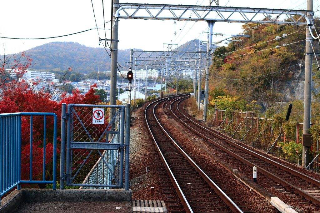 地元駅の風景_下り