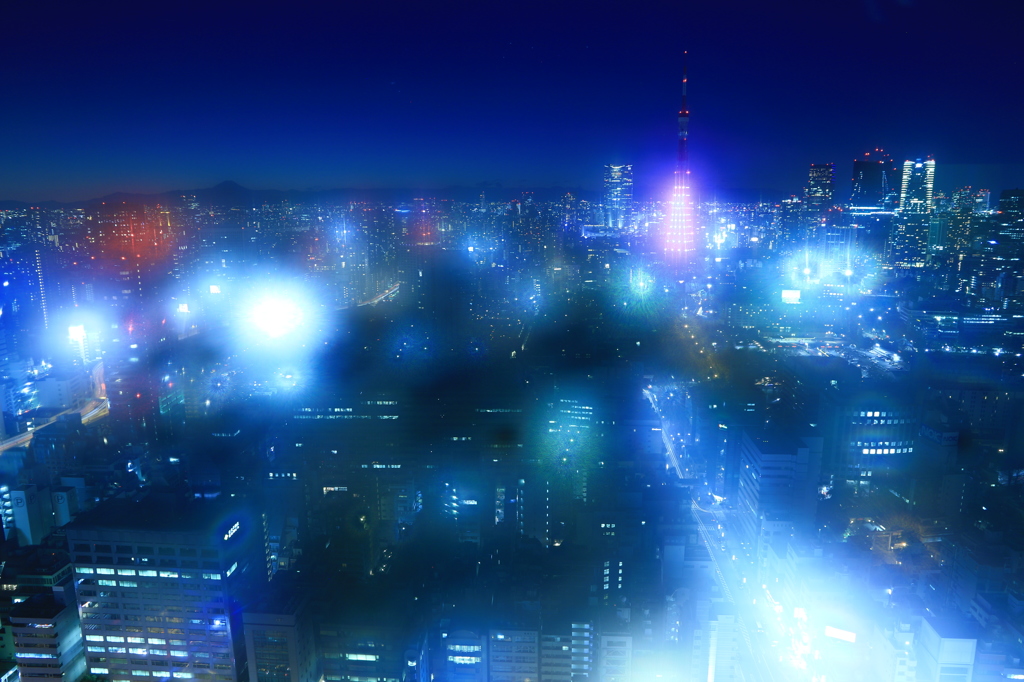 misty night