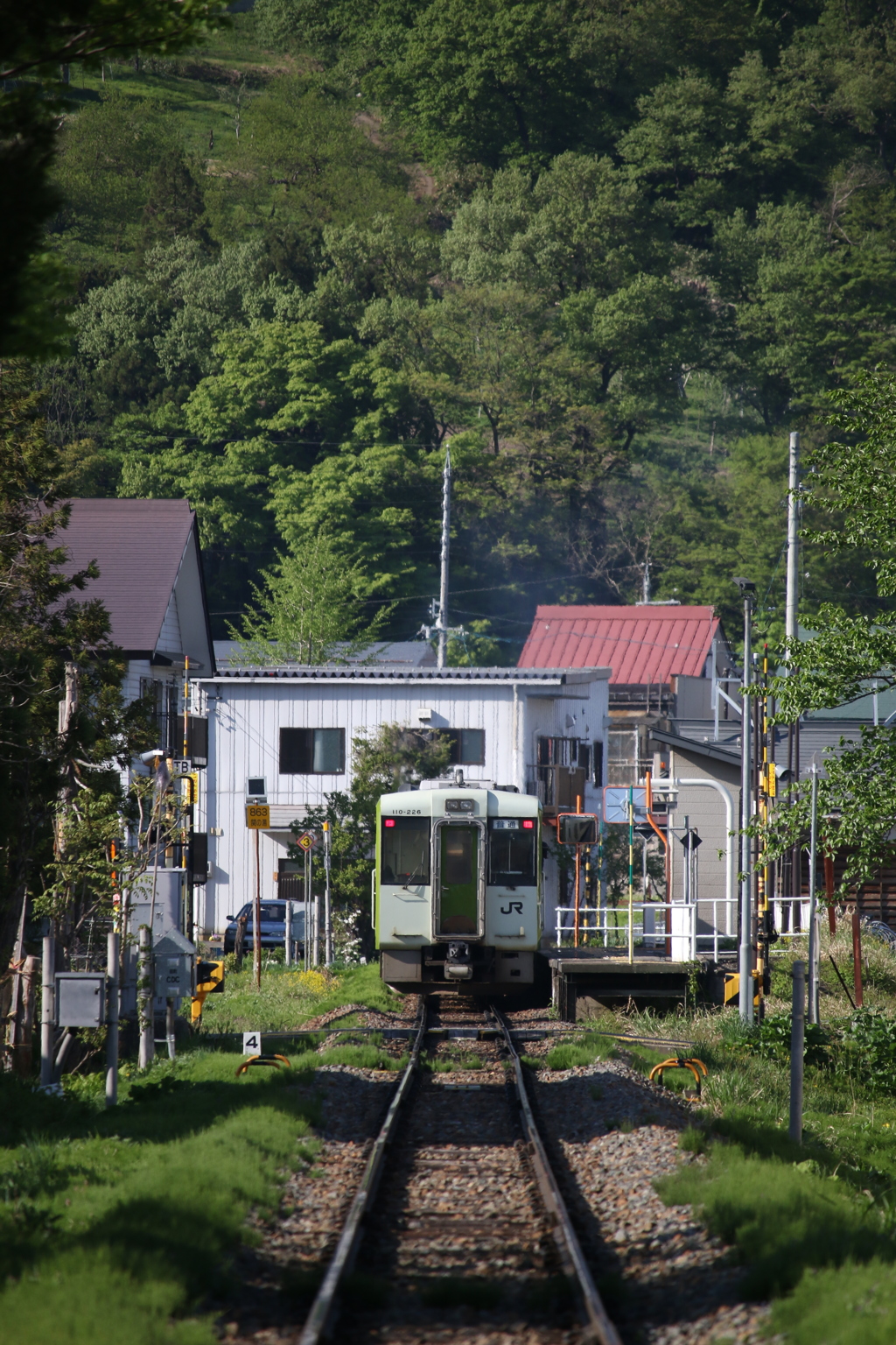 飯山線　北飯山駅にて。その２