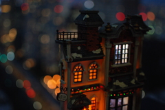 夜景が見える小さなホテル