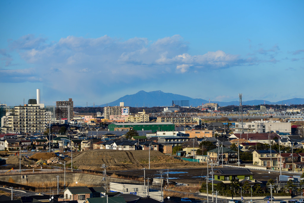 筑波山遠景