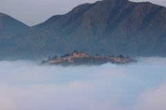 立雲峡からの竹田城