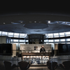 Cafe in the structure