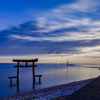 Great sunrise and seaside scene