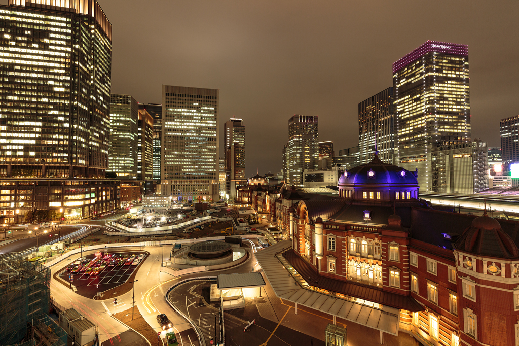 東京夜景-TokyoStation-