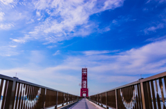 Road to lift bridge