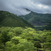 landscape - 474 雲を吐く山並