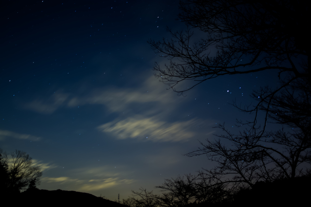 初の星空