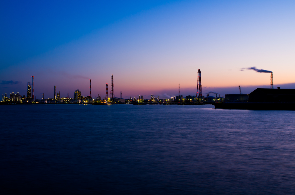 四日市港夕景2