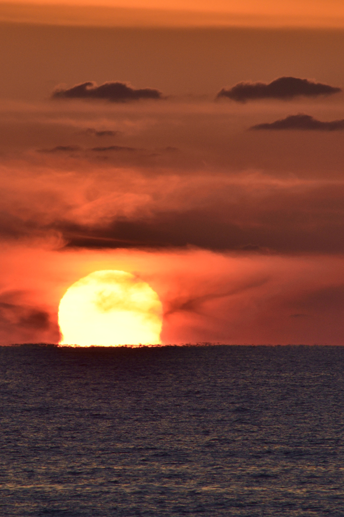 夕日