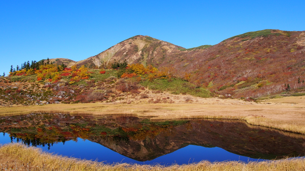 水鏡（火打山）