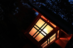 近くの神社にて