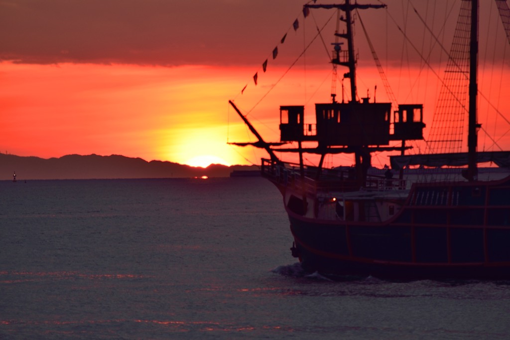 DSC_1629_大阪湾の夕暮れ②