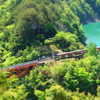 奥大井湖上駅　ジオラマ風