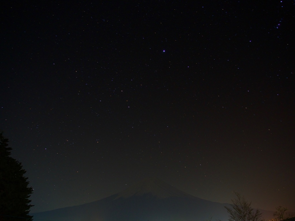 【2017.01.02】富士山と星空