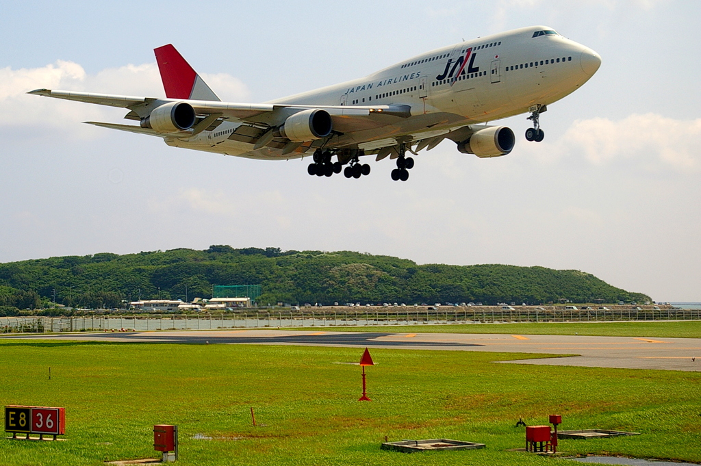 747 in 沖縄