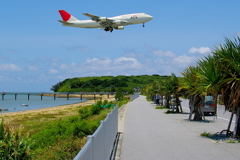 747 in 沖縄