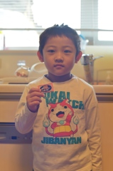 スイミングスクールにて13級に進級！