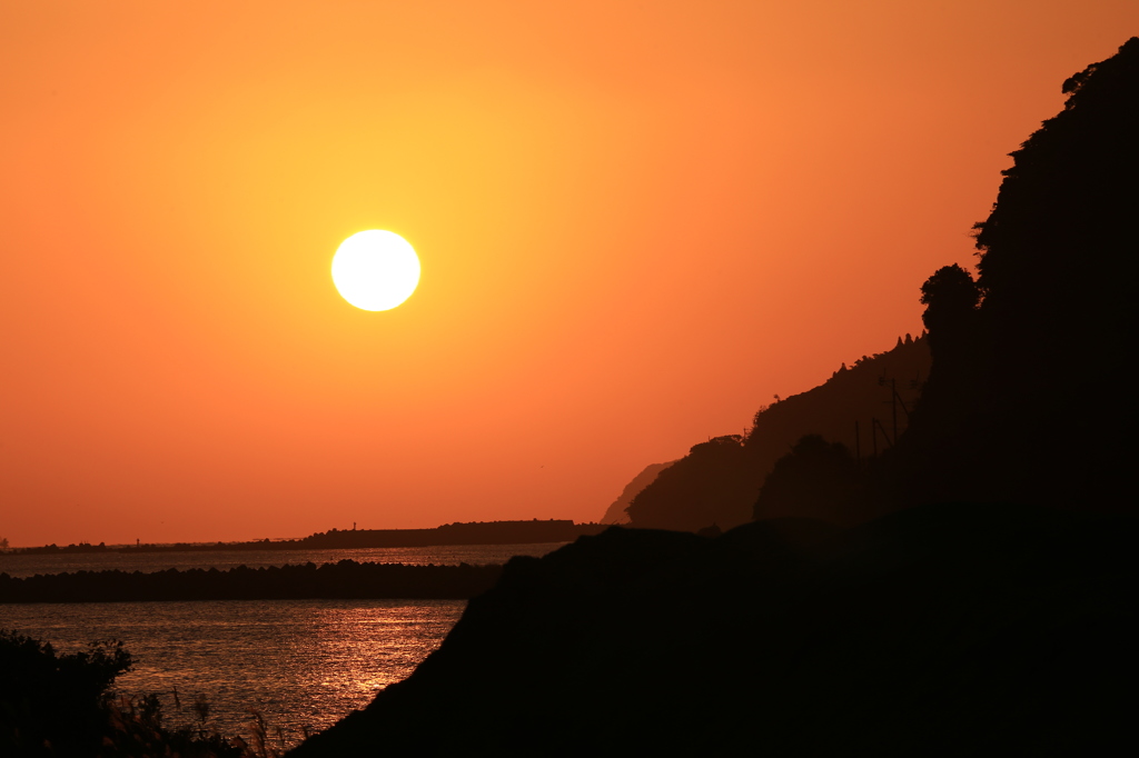 出勤まえの絶景