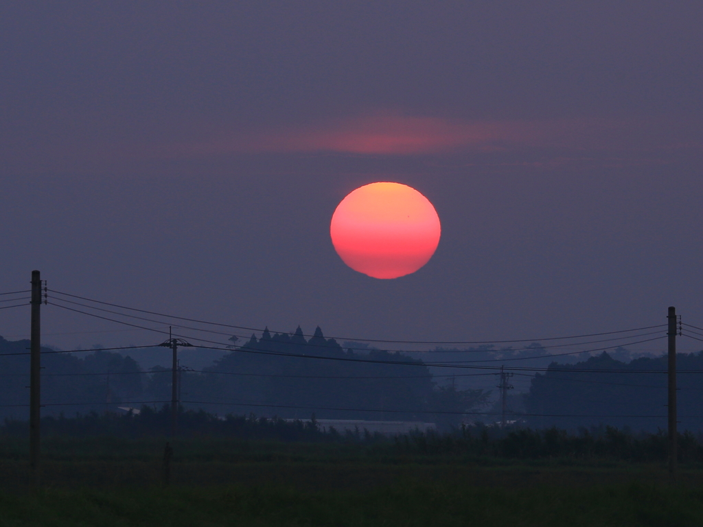 9月21日　日の出