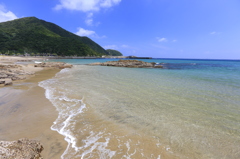 佐多岬の砂浜