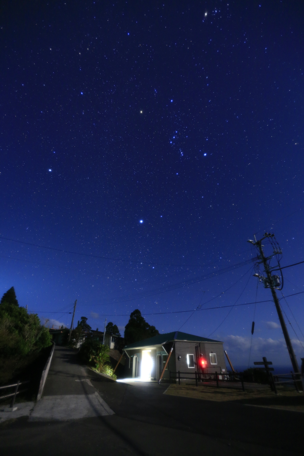 都井岬のオリオン座