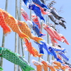 大空泳ぐ鯉のぼり