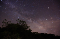 深夜の天の川