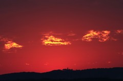 赤い空（トリミング）