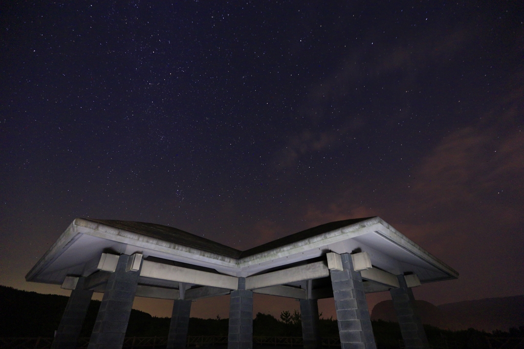 有村溶岩展望所の星空