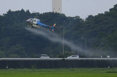 航空防除中