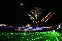 かのやばら園ファンタジーナイト花火