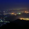 柏原海岸～志布志方面への夜景