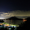 夜の桜島