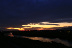 終わりの夕景