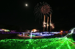 かのやばら園ファンタジーナイト花火