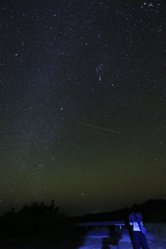 山から見る星空