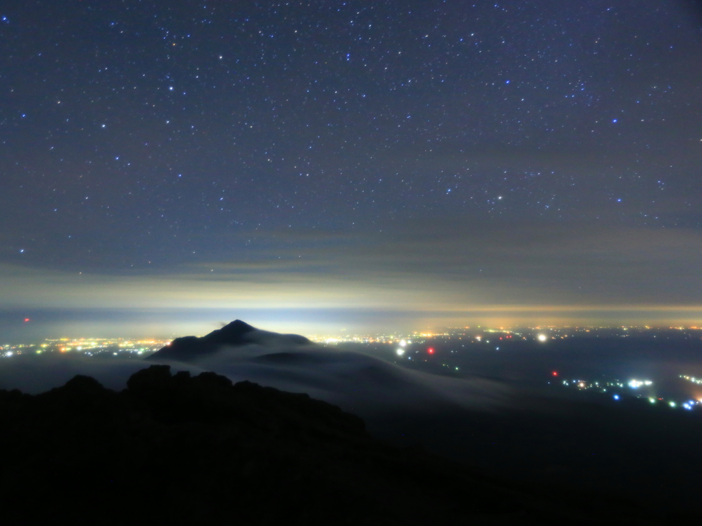 霧島山を眺めて