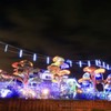 イルミ庭園を裏から