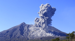 桜島爆発の時