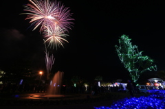 志布志鉄道記念公園の花火