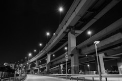 首都高速 白黒