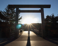 ～宮の朝～冬至前