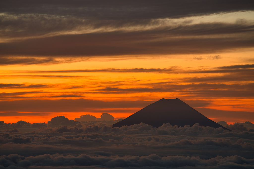 富士山×雲海×日の出