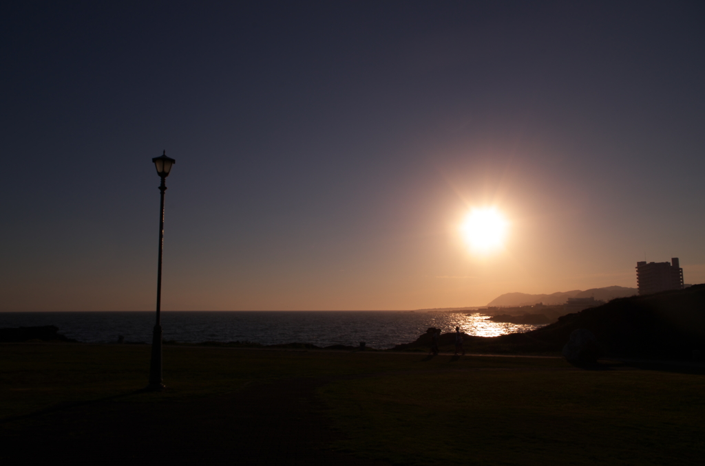 ある夏の日の夕景